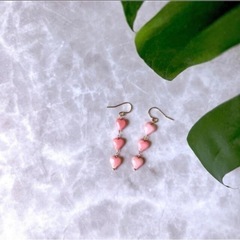 【Ceremfeel】14kgf クィーンコンクシェルハートピアス