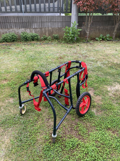 大型犬　車椅子　歩行器　4輪タイプ