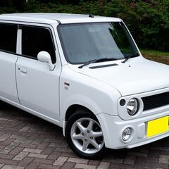 必見！H16 ラパンSS！格安ターボ車/車検R6/5！/人気のホワイト内外キレイでおすすめ！の画像