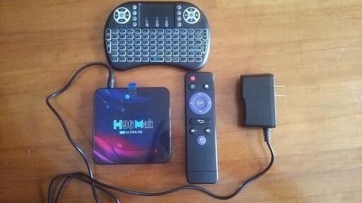 TV Android HD BOX H96 Max 4K・miniキーボード付き