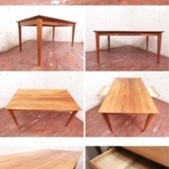 ①277番 定価27万円‼️出雲木工/シャルドネダイニングテーブルセットの画像