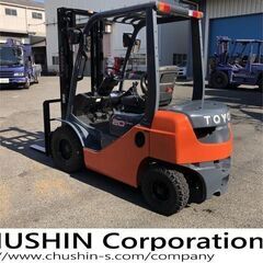 2トン　ガソリンフォークリフト　低稼働　トヨタ　関東輸送費無料(条件有)　下取り試乗歓迎　の画像