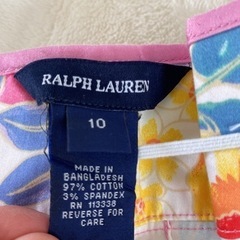 ラルフローレン　10T/ 140cm ワンピース　花柄　RALPH LAURENの画像