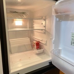 SHARP 冷蔵庫 ブラックの画像