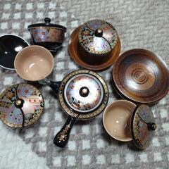 湯呑　茶托　急須セット