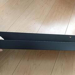 IKEA　ディスプレイシェルフ　黒色の画像