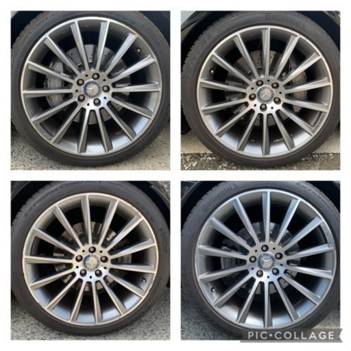 ベンツS・W222 より取り外し・AMG本物・20インチ・タイヤバリ山