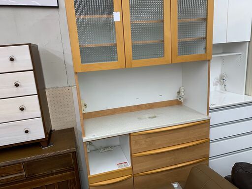 堀田木工 レンジボード(キッチンボード)　クリスS 115cm