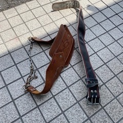 ボディメーカーの腰におもりを付けるベルト2個