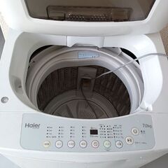 壊れた洗濯機の画像