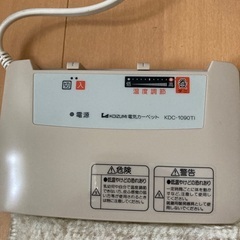 コイズミ　ホットカーペット　ラグ　花柄　1畳の画像