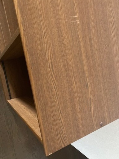 木製本棚　スライド可動棚