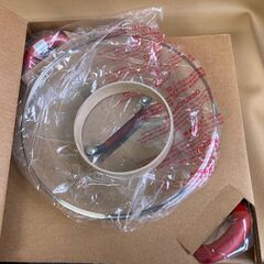 ★新品 未使用★マイヤー(Meyer) 土鍋 「ホットポット 26cm」 HP2-W26　ステンレス IH対応 軽量　ふっ素樹脂加工　ガラス蓋付★B1BQ0102　　の画像