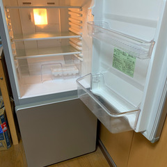 U・INGの110L ノンフロン冷凍冷蔵庫の画像