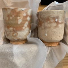 新品未使用湯のみペアの画像