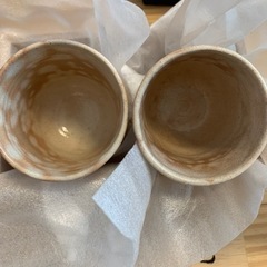 新品未使用湯のみペアの画像