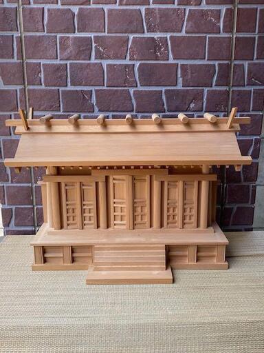 神棚 総無垢材 白木 パワースポット神社 ☆お値下げ可☆早い者勝ち‼️