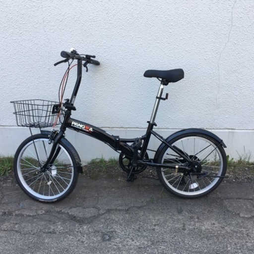 パンゲア 折り畳み自転車 アルミ PANGAEA 20インチ ブラック