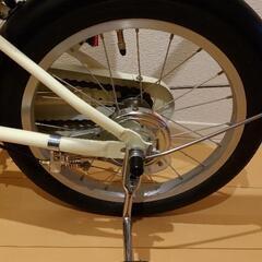 無印良品　16型自転車　補助輪·手押し棒付きの画像