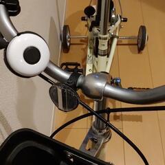 無印良品　16型自転車　補助輪·手押し棒付きの画像