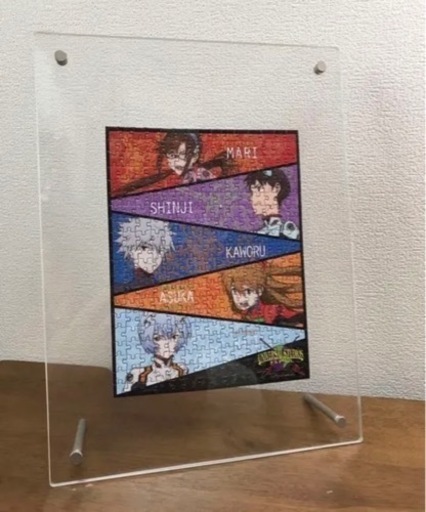 エヴァとユニバのコラボパズル　☆アクリル額入り