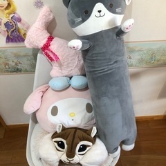 ぬいぐるみ　ネコ　マイメロ　チョリス　うさぎ