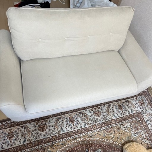 2人掛けソファ　ニトリ商品　もちもちソファ