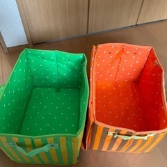 【取引成立】折り畳み収納box の画像