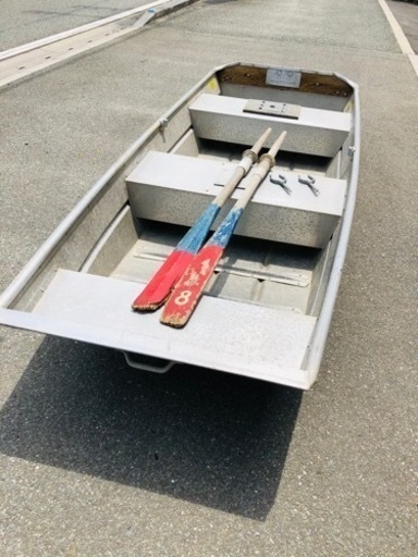 ☆中古品　Landau ランドー　アルミボート　ジョンボート　1044F　サイズ : 幅110cm × 奥行310cm × 高さ36cm バス釣り フィッシング☆