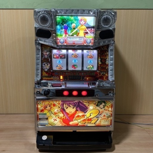 パチスロ実機 麻雀物語2 不要台 オリンピア スロット