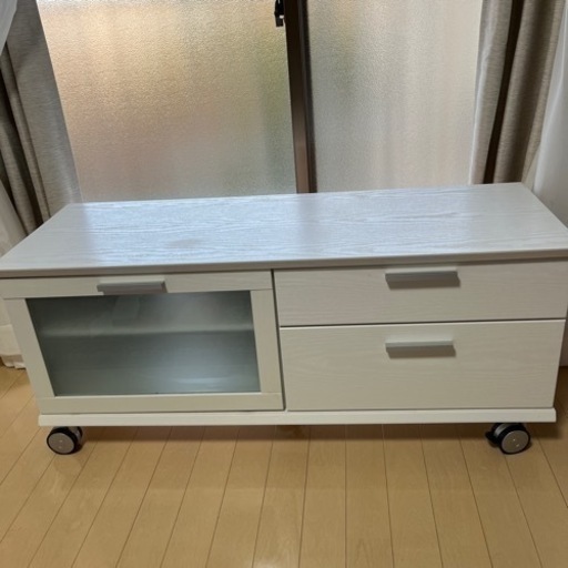 テレビ台　ニトリ商品　ホワイト　木目　シンプル