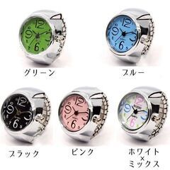 新品　未使用　レディース 腕時計 リングウォッチ 指輪時計 指時計 アナログ 指輪の画像