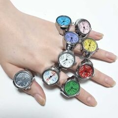新品　未使用　レディース 腕時計 リングウォッチ 指輪時計 指時計 アナログ 指輪の画像