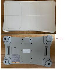 【取引中】中古）Wii本体・バランスボード・WiiFitPlusソフト　その他ソフト5本の画像