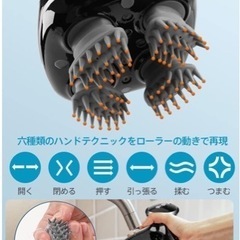 新品半額以下❣️電動頭皮ブラシ  赤光照射機能付き ヘッドブラシ 頭皮エステ   IPX7防水 10分タイマー 乾湿両用 浴室使用可の画像