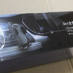 新品未開封！スマホホルダー  車載ホルダー   スマホスタンド 車 カー用品 車 エアコン吹き出し口＆粘着ゲル吸盤兼用 2in1 の画像
