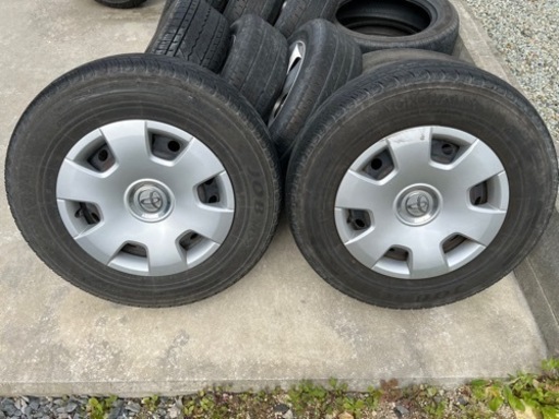 ハイエース  195/80R15純正ホイールタイヤセット4本