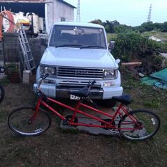 希少♥二人乗り6段ギヤ付き自転車