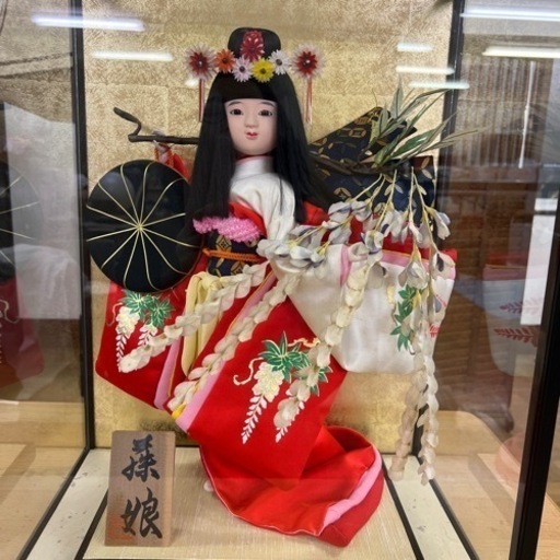 日本人形　藤娘