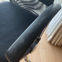 【不二貿易】メッシュ デスクチェア【引取日の早い人に】の画像