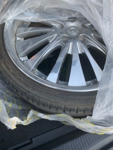 車　ワーク20インチアルミホイール
