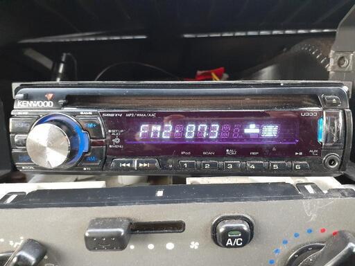 再値下げ ケンウッド  カーオーディオ U333 1DIN