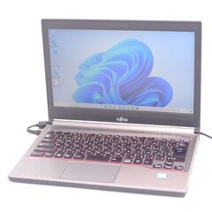 最新Windows11搭載 中古良品 新品SSD 13.3型 ノートパソコン 富士通
