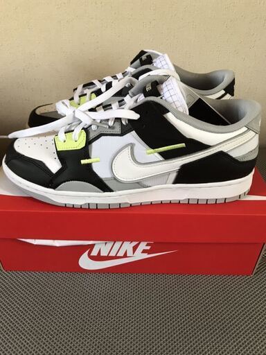 新品未使用 NIKE ナイキ DUNK ダンク スクラップ Black and Lemon Twist US10 28.0cm