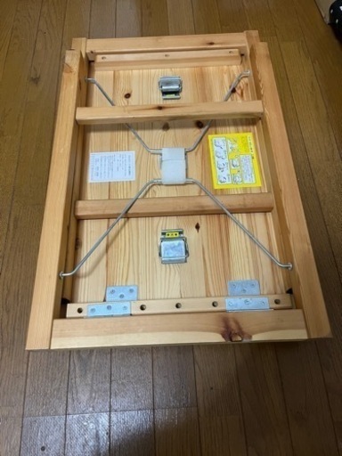 無印良品の折りたたみテーブル&折りたたみイス2脚セット