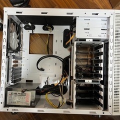 ミドルタワーpcケース電源付きの画像