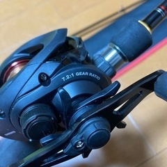 バス釣り　ロッド&リール　セットの画像