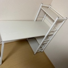  ニトリ システムデスク(ザッキー 110 WW) ホワイト パ...