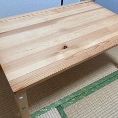 無印良品の折り畳みテーブル3つセットの画像