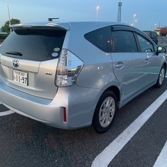 プリウスアルファ　グレードG 23年　車検4年11月　10万キロ　自動車税払い済み　込み込み62万の画像
